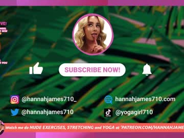 Nude cam girl hannahjames710 image #6063342