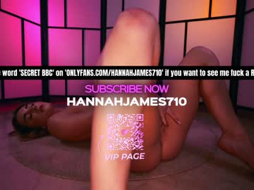 Nude cam girl hannahjames710 image #4935650