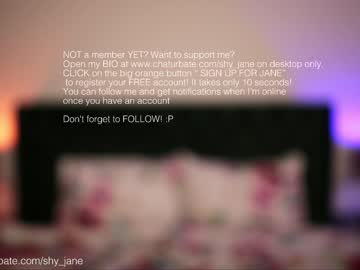 Nude cam girl shy_jane image #2964760