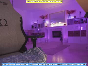 Nude cam girl hannahjames710 image #5280954