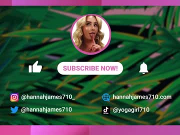 Nude cam girl hannahjames710 image #5661325