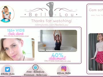 Nude cam girl belle_jlou image #2054036