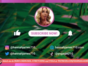Nude cam girl hannahjames710 image #5517166
